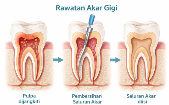 rawatan akar gigi​